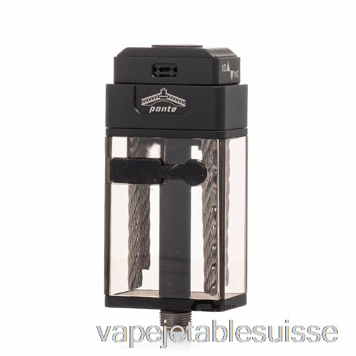 Vape Suisse Orca Vape X Mrjustright1 Ponte Xl Rdta Réservoir Tronqué Noir